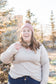 Metallic Rib Knit Pom Beanie