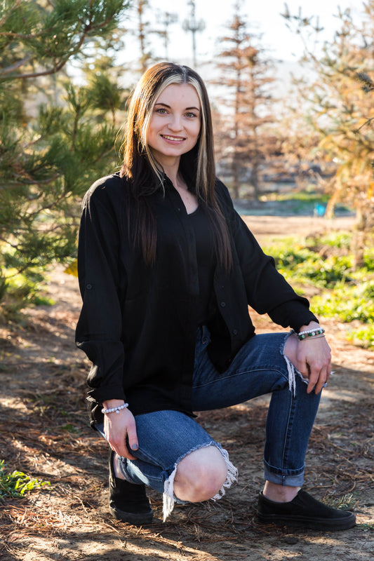 Black Soul Chambray Button Down