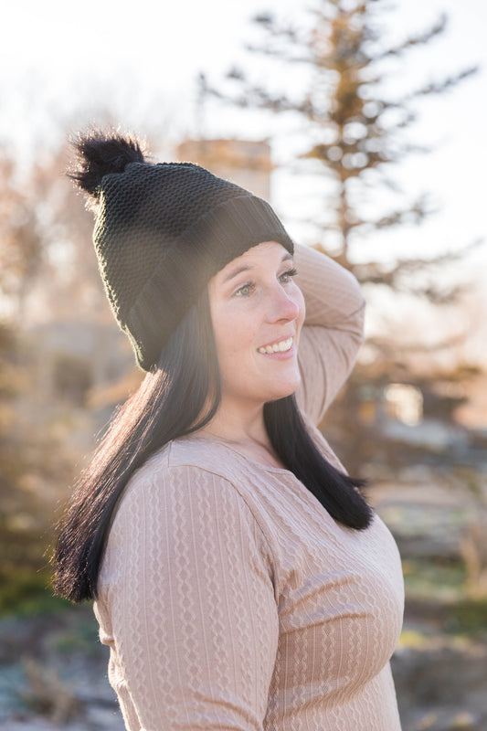 Pom Fleece Beanie