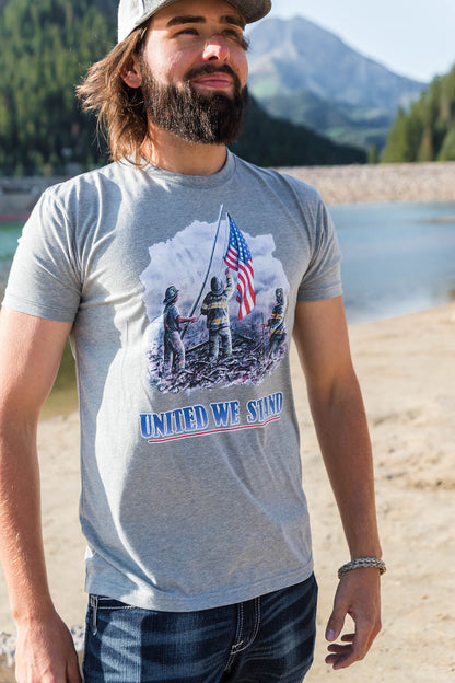 United We Stand Gray Graphic Tee