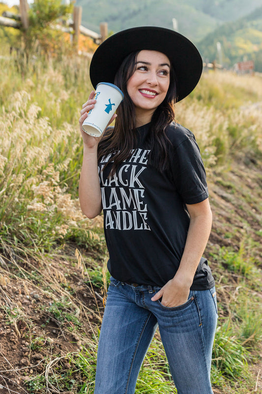 Black Candle- Black Tee