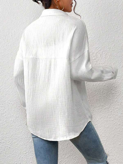 It Girl Drop Shoulder Shirt Jacket