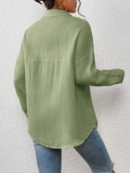 It Girl Drop Shoulder Shirt Jacket