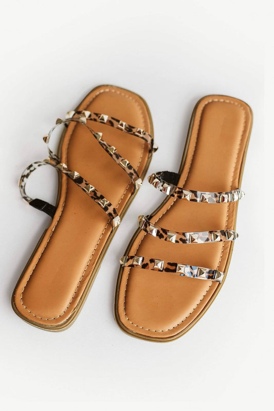 Vacay Vibes Leopard Jelly Sandal