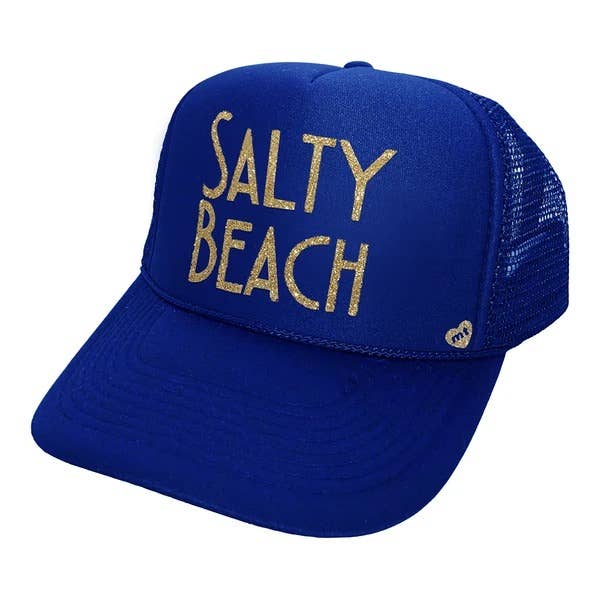 Salty Beach Trucker Hat - Blue