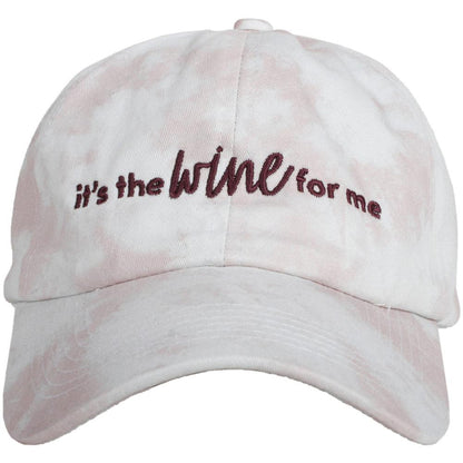 It's the Wine For Me Tie Dye Baseball Cap