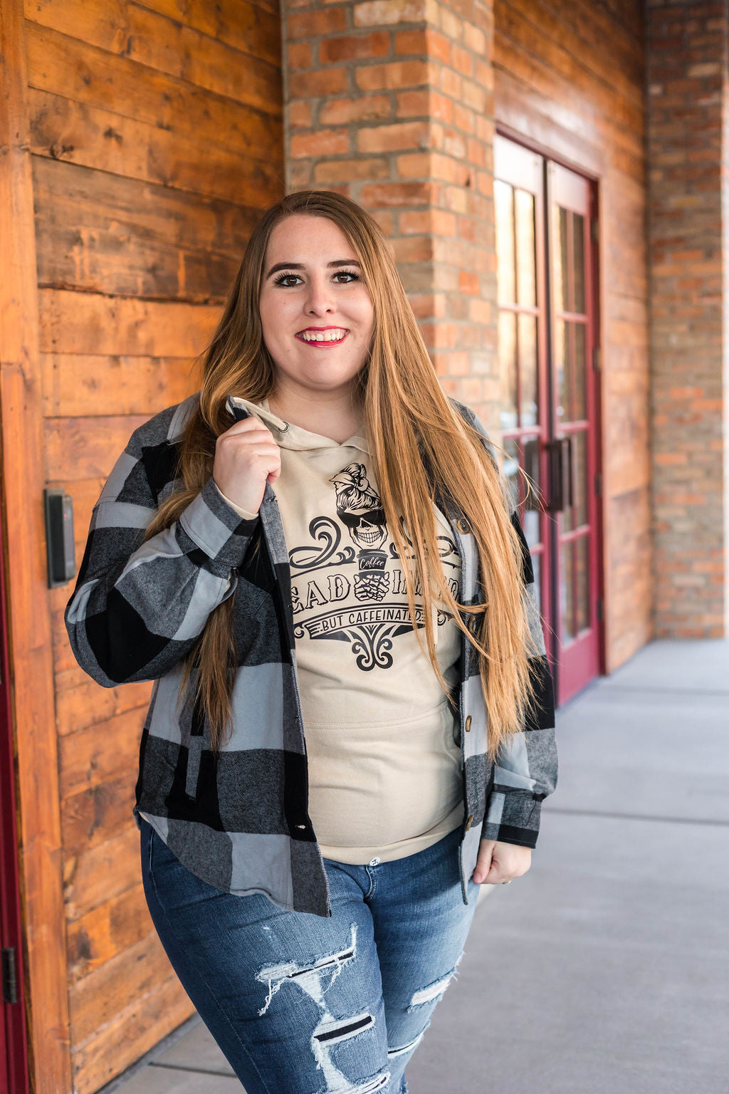 Dead Inside Graphic Hoodie