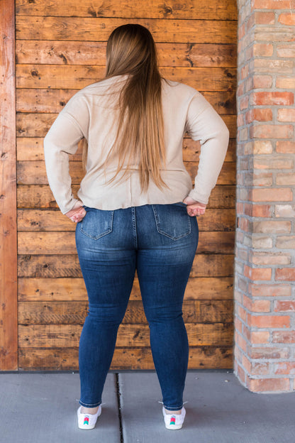Gisselle Distressed Skinny Denim Jean