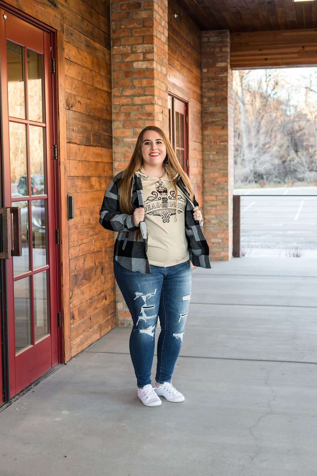 Dead Inside Graphic Hoodie