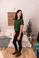 Vivacious Versatile V-Neck - Emerald