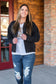 Edgy Oversized Boyfriend Denim Jacket