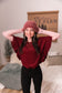 Raspberry Cream Chenille Beanie