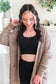 Ash Mocha Popcorn Cardi