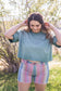 Mineral Wash Cropped Tee