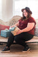 Poppy Peekaboo Wide Brim Hat - Black