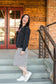 Snow Leopard Midi Skirt
