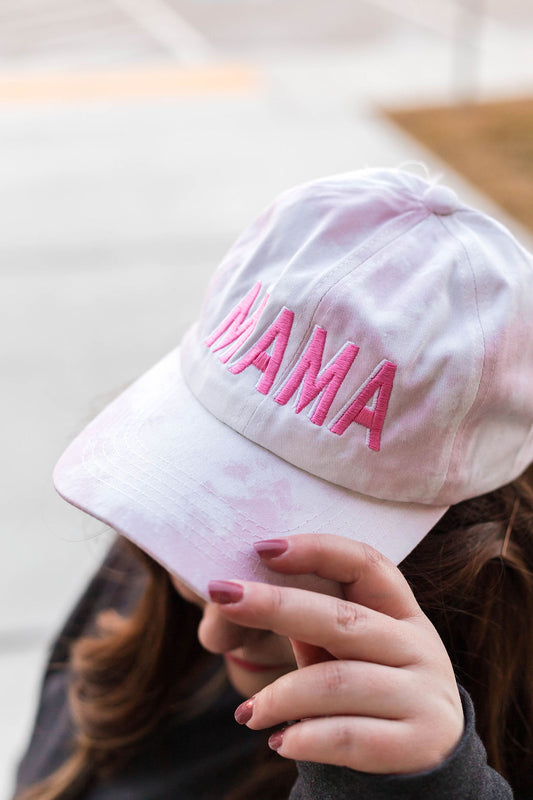 MAMA Tie Dye Baseball Cap