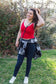V-neck Lace Detail Seamless Rib Knit Cami Top